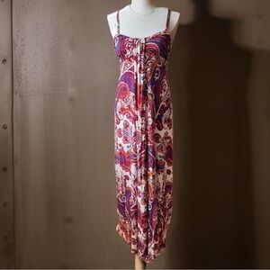 Colorful Cotton Summer Maxi Dress Forever 21